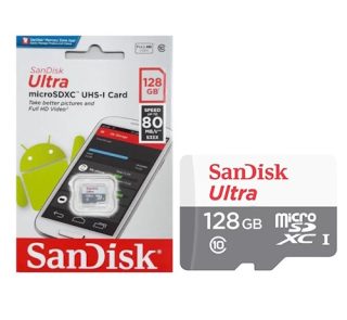 SanDisk 128GB Ultra MicroSD Memory Card with Adapter in Nairobi Kenya.