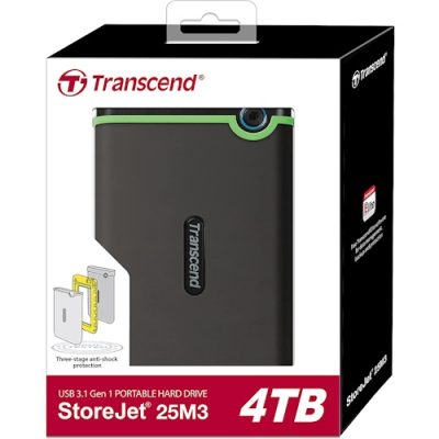 Transcend 4TB Storejet 25M3, USB 3.1 External Hard Drive in Nairobi Kenya