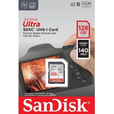 SanDisk 128GB Ultra UHS-I SDXC Camera Memory Card