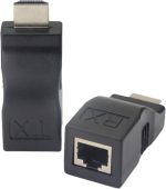 HDMI Extender Over CAT6 Network Ethernet Adapter