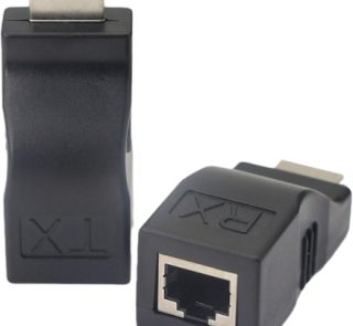 HDMI Extender Over CAT6 Network Ethernet Adapter
