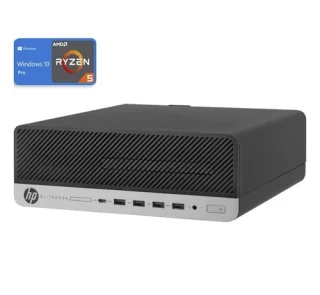 HP EliteDesk 705 G5 SFF AMD Ryzen 5 PRO 16GB RAM 500GB HDD Desktop