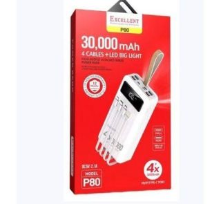Excellent P80 30,000mAh Power Bank