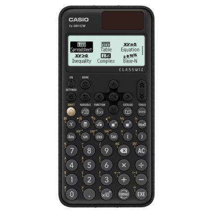 Casio FX-991CW – 552 Functions, QR, Spreadsheet, Icon Menu