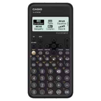 Casio FX-570CW 417 Functions, ClassWiz, Spreadsheet, QR Code
