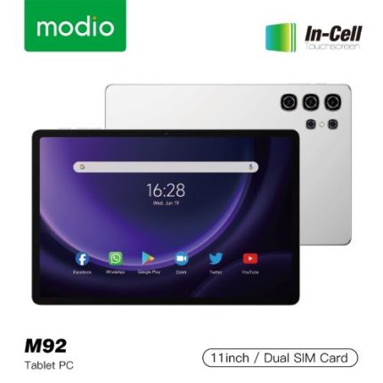 Modio M92 5G Tablet, 16GB 1TB ROM, 11" Bluetooth Keyboard, Mouse & Stylus Pen