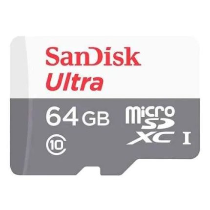 SDSQUNR-064G-GN3MN, SanDisk 64GB MicroSD, CLASS 10 100MBPS